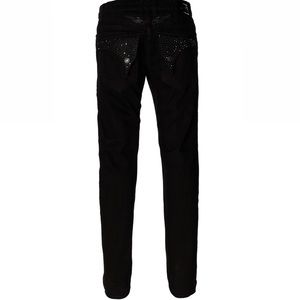 FLAP POCKET IN BLACK WITH BLACK SW